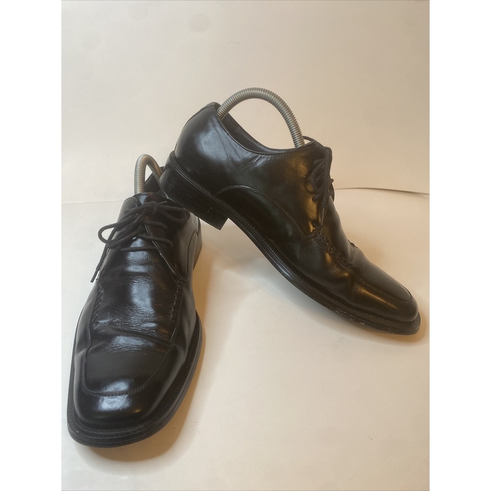 Pierre Cardin Merida 95 Men's Dress Shoes. Men Size 10 Black Dress Shoes. CLEAN